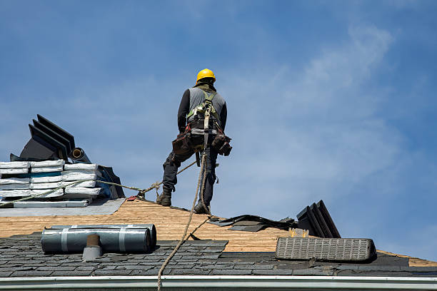 Professional Roof Repair technician working in Mountain Top, PA
